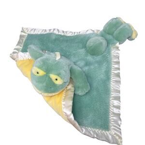 My Banky Frog‎ Lovey Paddy Plush Baby Security Blanket Green Yellow Nunu Soother